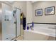 Clean bathroom with shower and bathtub at 1832 Prima Vista Dr, Lakeland, FL 33810