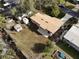 Aerial view showing house, backyard, and shed at 1914 Alexander Dr, Lakeland, FL 33803