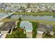 Home situated on canal with community view at 2266 Silver Re Dr, Lakeland, FL 33810