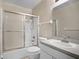 Clean bathroom with shower/tub combo and updated vanity at 2266 Silver Re Dr, Lakeland, FL 33810