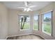 Bright dining area with a water view and vinyl flooring at 2266 Silver Re Dr, Lakeland, FL 33810