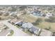 Aerial view of house and surrounding area, including golf course at 3273 Pebble Bend Dr, Lakeland, FL 33810