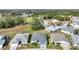 Aerial view showcasing the home's location in a residential community at 3618 Highland Fairways Blvd, Lakeland, FL 33810