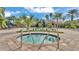 Relaxing hot tub surrounded by palm trees at 4003 Solamor St, Lakeland, FL 33810