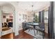 Charming breakfast nook with a small table and chairs, near the main bedroom at 4009 Oakley Way, Lakeland, FL 33813