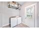 Laundry room with washer, dryer and exterior access at 401 E Belmar St, Lakeland, FL 33803