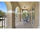 Private balcony overlooking the neighborhood, perfect for relaxing at 4179 Oaktree Dr, Davenport, FL 33837