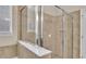 Spacious walk-in shower with glass enclosure at 4224 Prima Lago Dr, Lakeland, FL 33810