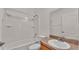 Bathroom with tub and shower combo at 4236 Dinner Lake St, Lake Wales, FL 33859