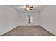 Bright bedroom featuring carpet flooring and ceiling fan at 4236 Dinner Lake St, Lake Wales, FL 33859