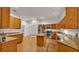 Kitchen with granite countertops and stainless steel appliances at 4236 Dinner Lake St, Lake Wales, FL 33859