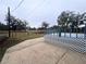 Back deck with a view of the open field at 4517 Oak St, Lakeland, FL 33813