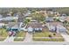 Aerial view of the house and surrounding homes at 6111 Morningview Dr, Lakeland, FL 33813