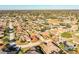 Aerial view showcasing a home's neighborhood setting and street at 6358 Alamanda Hills Dr, Lakeland, FL 33813