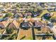 Aerial view of a house and surrounding properties at 6358 Alamanda Hills Dr, Lakeland, FL 33813