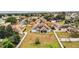 Aerial view showing house, yard, and surrounding neighborhood at 6358 Alamanda Hills Dr, Lakeland, FL 33813