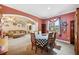 Elegant dining room adjacent to living room and kitchen at 6550 Evergreen Park Dr, Lakeland, FL 33813