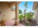 Covered porch with a view of the backyard and neighborhood at 6550 Evergreen Park Dr, Lakeland, FL 33813