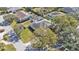 Home with a large backyard, seen from above at 875 Hanover Way, Lakeland, FL 33813