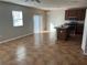 Kitchen with an island and stainless steel appliances at 1038 Suffragette Cir, Haines City, FL 33844