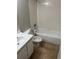 Clean bathroom with tub and shower combination at 1041 Heron Ct, Kissimmee, FL 34759