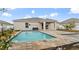 Private backyard with inviting pool and patio at 155 Kissengen Park Blvd, Bartow, FL 33830