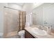 Clean bathroom with shower and tub at 1836 James Towne Ln, Bartow, FL 33830