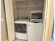 Bright laundry room with washer and dryer at 265 Laynewade Rd, Polk City, FL 33868