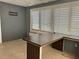 Home office featuring large windows and built-in desk at 265 Laynewade Rd, Polk City, FL 33868