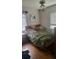 Bedroom with a double bed and ceiling fan at 308 Kerneywood St, Lakeland, FL 33803