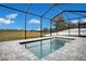 Relaxing screened pool with paver deck at 3098 Pearly Dr, Lakeland, FL 33812