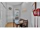 Small breakfast nook with table and chairs near the kitchen at 362 Enclave Dr, Lakeland, FL 33803