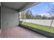 Screened patio with pavers and backyard view at 4108 Solamor St, Lakeland, FL 33810