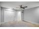 Spacious bedroom with ceiling fan and ample closet space at 4185 Shearwater St, Lakeland, FL 33811