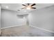 Spacious bonus room with ceiling fan and carpet at 4185 Shearwater St, Lakeland, FL 33811