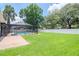 Screened-in pool with brick patio and spacious yard at 4225 Shadow Wood Ct, Winter Haven, FL 33880