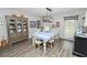 Farmhouse style dining room with wood floors and buffet at 4312 Glenview Dr, Lakeland, FL 33810