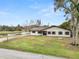 Ranch style home with a large backyard and water view at 4312 Glenview Dr, Lakeland, FL 33810