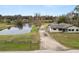 House with pond and long driveway at 4312 Glenview Dr, Lakeland, FL 33810