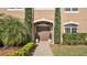 Inviting front entrance with double doors and landscaping at 4512 Brookshire Pl, Lake Wales, FL 33898