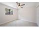 Bright bedroom with carpet flooring and ceiling fan at 4718 Valley Hill Ct, Lakeland, FL 33813