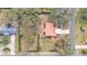 House and property overview from above at 513 E Highland Dr, Lakeland, FL 33813