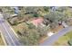 Aerial view of house and street at 513 E Highland Dr, Lakeland, FL 33813