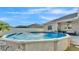 Refreshing above ground pool with water feature at 5181 Ashwood Dr, Lakeland, FL 33811