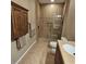 Bathroom with shower and single vanity at 5269 Pebble Beach Blvd, Winter Haven, FL 33884