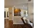 View of kitchen with stainless steel appliances and wood cabinets at 5269 Pebble Beach Blvd, Winter Haven, FL 33884