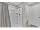 Bathroom with shower, toilet, and linen closet at 5440 Siltstone St, Lakeland, FL 33811