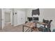 Bedroom with a functional workspace and a large closet, ideal for comfort and productivity at 5440 Siltstone St, Lakeland, FL 33811