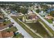 Community overview featuring houses and a lake at 5819 Driftwood Dr, Winter Haven, FL 33884