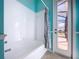 Bathroom with a shower/tub combo and vanity at 5825 High Ridge Loop, Lakeland, FL 33812